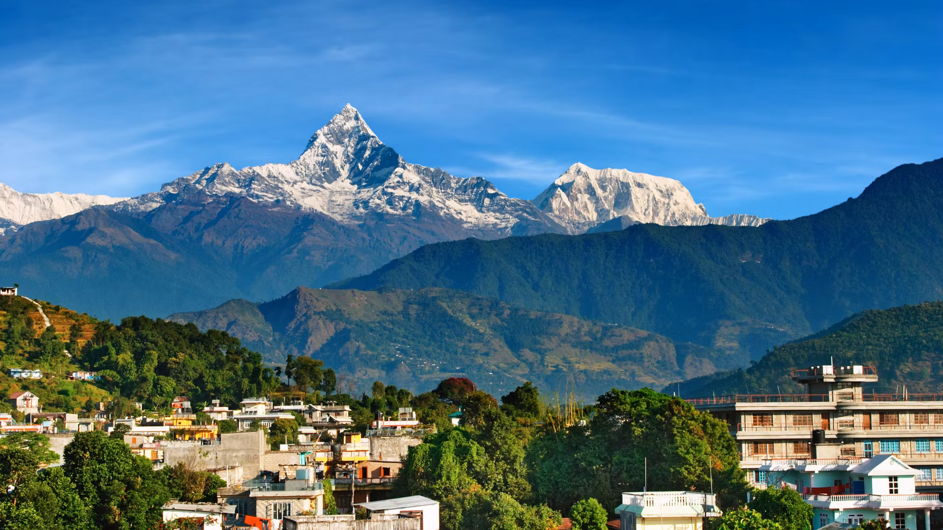 Pokhara to Jhinu to Chhomrong